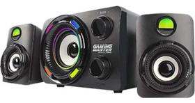 Subwoofer Gamer Kmex Ss9800 Led 2.1 Stereo 9.9w Rms Cor Preto