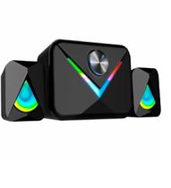 Subwoofer Gamer Stereo Ss8012 Com Leds Coloridos - Kmex