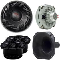 Subwoofer Upg Bomber 12 + Driver D250x + Tweeter + Corneta