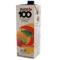 Suco 100 Misto Laranja e Morango 1litro