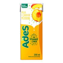 Suco Ades Pêssego 200ml / Suco De Soja - Kit Com 6 Unidades