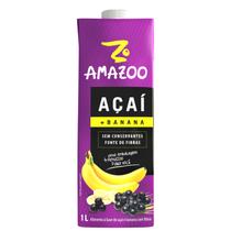 Suco AMAZOO Açai Banana 1L