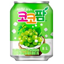 Suco Coreano Haitai Bonbon Coco Palm Com Pedaços 238ml