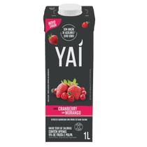 Suco cranberry com morango 1l yai
