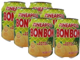 Suco de Abacaxi Bonbon com Pedaços Importado 238 ml - 6 unid Suco de Abacaxi Bonbon com Pedaços Importado 238 ml - 6 unid