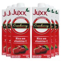 Suco De Cranberry Com Morango Juxx 1L (6 Litros)