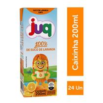 Suco de Laranja 100% JUQ 200ml Caixa C/24 Un Suco de Laranja 100% JUQ 200ml Caixa C/24 Un