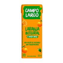 Suco de Laranja Integral Caixinha 200ml Campo Largo Suco de Laranja Integral Caixinha 200ml Campo Largo