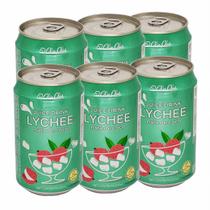 Suco De Lichia Com Nata De Coco 315ml (Kit com 6) Chinchin