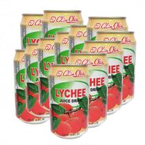 Suco De Lichia em Lata 320ml Chin Chin ( Kit com 12)