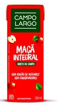 Suco de Maçã integral Campo Largo 200ml - Sem Glúten e Sem Conservantes