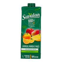 Suco de Maçã, Manga e Laranja 100% Suvalan - 1L