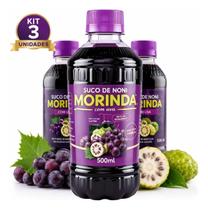 Suco de Noni com Uva Kit 3 Unidades 500ml Padrão de Qualidade Suco de Noni com Uva Kit 3 Unidades 500ml Padrão de Qualidade