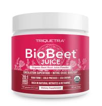Suco de raiz de beterraba em pó Triquetra Health BioBeet Max Strength