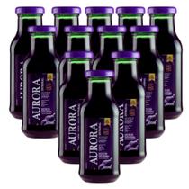 Suco de Uva 300ml Integral Natural Kit c/12 Garrafinhas de Vidro