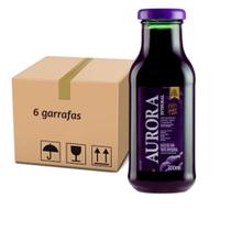 Suco de Uva 300ml Integral Puro Mini Caixa c/6 Garrafinhas - EG Atacado Distribuidora