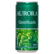Suco de uva branco gaseificado aurora lata 269ml