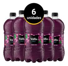 Suco Del Valle Frut Sabor Uva Pet 1litro - 6 Unidades - Sem Gluten