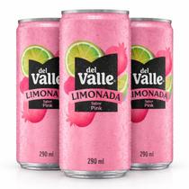 Suco DEL VALLE Limonada Pink Lata 290ml (3 unidades)