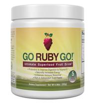 Suco em pó de superalimento IVL GO Ruby GO! Vermelho com 42 antioxidantes Suco em pó de superalimento IVL GO Ruby GO! Vermelho com 42 antioxidantes