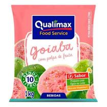 Suco Em Pó Profissional Qualimax Pacote Com 1kg Rende 10 Lts Sabores Goiaba