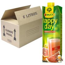 Suco Happy Day Grapefruit Pink 1L - 6 Unidades