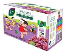 Suco Integral Turma Da Mônica Sabor Uva Kit 12 Unidades