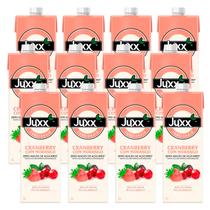 Suco Juxx Funcionais de Cranberry com Morango Zero 1l 12un Suco Juxx Funcionais de Cranberry com Morango Zero 1l 12un