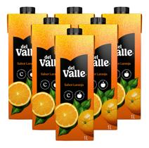 Suco Laranja Del Valle 1l Kit Com 6 Unidades