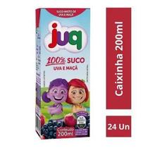 Suco Misto De Uva E Maçã JUQ 200ml Caixa C/24 Unidades Suco Misto De Uva E Maçã JUQ 200ml Caixa C/24 Unidades