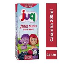 Suco Misto De Uva E Maçã JUQ 200ml Caixa C/24 Unidades