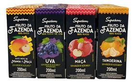Suco Misto Fruto Da Fazenda Pack Com 12 Unidades 200ml Cada
