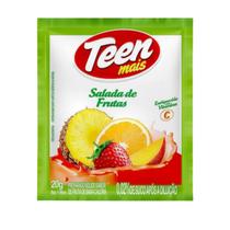 Suco teen salada de frutas caixa com 15 unidades de 15 g