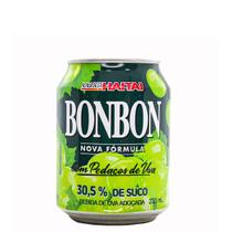 Suco uva com pedaços uva bonbon haitai caixa 1 lata 235ml