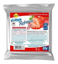 Suco Zero Açúcar Pó Morango Lowçucar 80g Rende 10 Litros Food Service Sabores