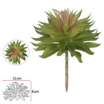 Suculenta plastico (verde rosa)