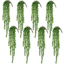 Suculentas artificiais CEWOR Hanging Greenery Plants x8