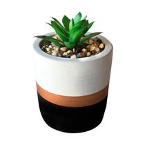 Suculentas Artificial P/ Lavabo Sala Vaso Decorativo Cimento Suculentas Artificial P/ Lavabo Sala Vaso Decorativo Cimento