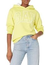 Sudadera con Capucha Forrada de Sherpa para Mujer GAP Talla XXL Fósforo