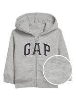 Sudadera con Capucha GAP Logo con Cierre para Bebés Varones Gris Claro 3T Sudadera con Capucha GAP Logo con Cierre para Bebés Varones Gris Claro 3T