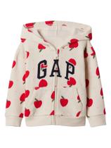 Sudadera con Capucha GAP para Bebés Niñas Logo con Cierre Completo Marfil 3 Años Sudadera con Capucha GAP para Bebés Niñas Logo con Cierre Completo Marfil 3 Años