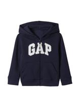 Sudadera con capucha y cremallera completa GAP Logo Marino 3 años Sudadera con capucha y cremallera completa GAP Logo Marino 3 años