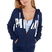 Sudadera con capucha y cremallera completa para mujer con logo PINK de Victoria's Secret