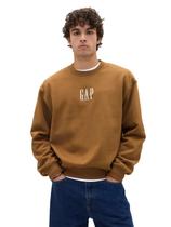 Sudadera GAP para Hombre con Logo, Cuello Redondo, Forro Polar, Color Marrón Palomino, Talla M Sudadera GAP para Hombre con Logo, Cuello Redondo, Forro Polar, Color Marrón Palomino, Talla M