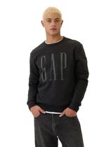 Sudadera GAP para Hombre con Logo y Forro Polar Negra Talla L Sudadera GAP para Hombre con Logo y Forro Polar Negra Talla L