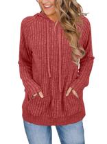 Sudadera JomeDesign Navideña Roja con Capucha y Manga Larga