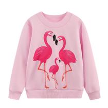 Sudadera NUBEEHOHO para Niñas Pequeñas, Manga Larga, Color Rosa con Flamenco Sudadera NUBEEHOHO para Niñas Pequeñas, Manga Larga, Color Rosa con Flamenco