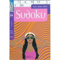 Sudoku - livro 34 - fácil médio difícil - inclui lápis Sudoku - livro 34 - fácil médio difícil - inclui lápis