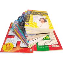 Sudoku Livro Passatempos Super Kit Com 20 Volumes - Coquetel