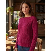 Suéter Blusa Feminina Giuliana Marques Tricot Elegante